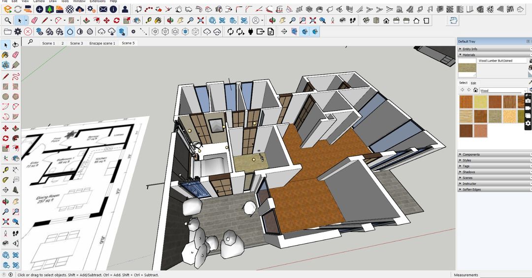 House Portion 3D Arch Viz
