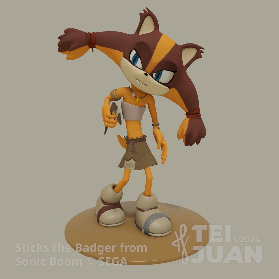 Sticks the Badger (@ SEGA)