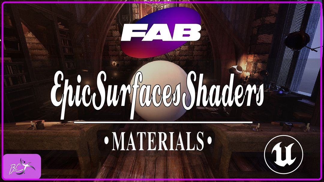 EpicSurfacesShaders | Realistic Shaders Packs Materials PBR | Unreal Engine 5 | FAB