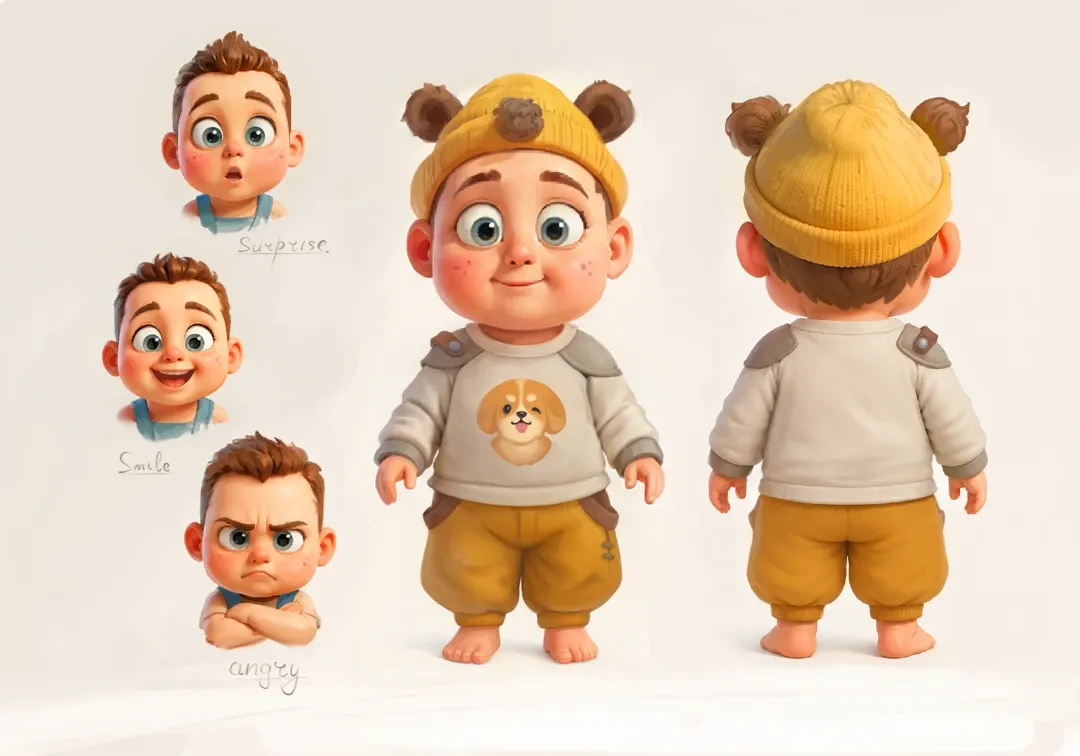 Character Design for YouTube Kids channel.