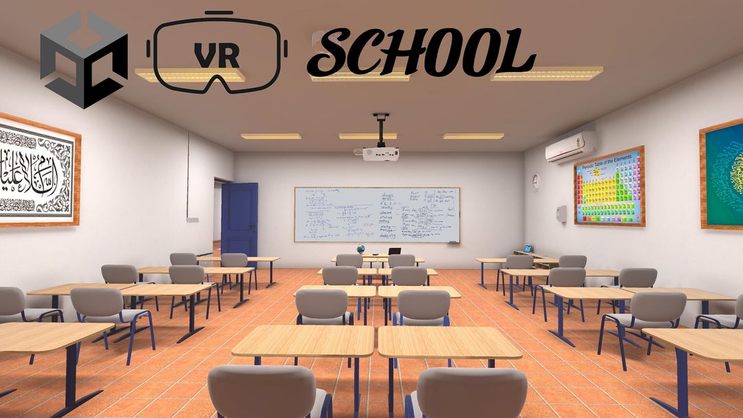 3D School Reception & Waiting Area | Optimized Game Environment for Unity (VR & Android)
