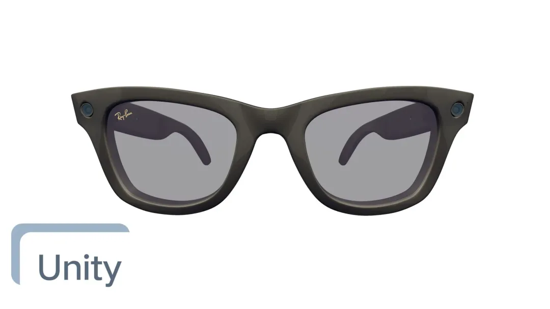 Ray-Ban Stories Wayfarer Smart Glasses | Unity VR & Android Game-Ready 3D Model