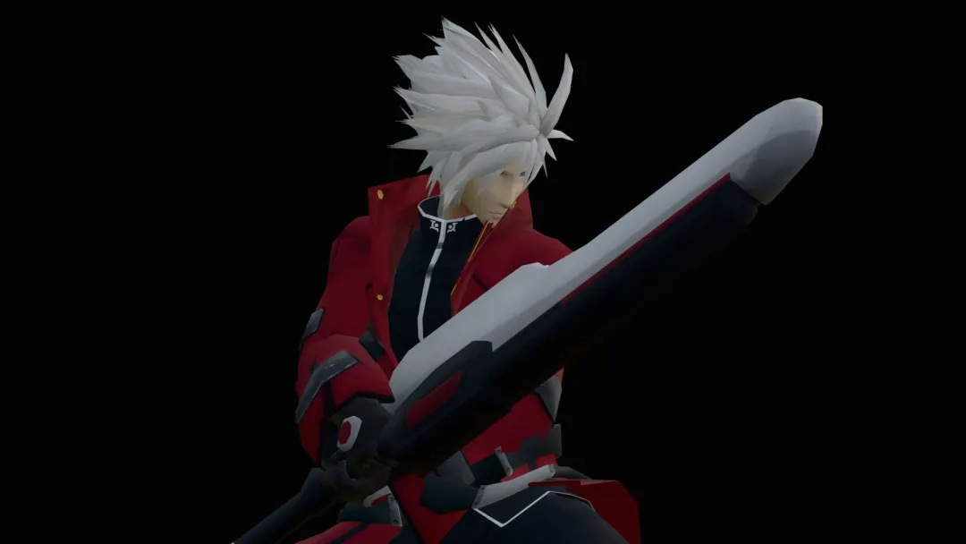 3D Ragna the blood edge (Commission)