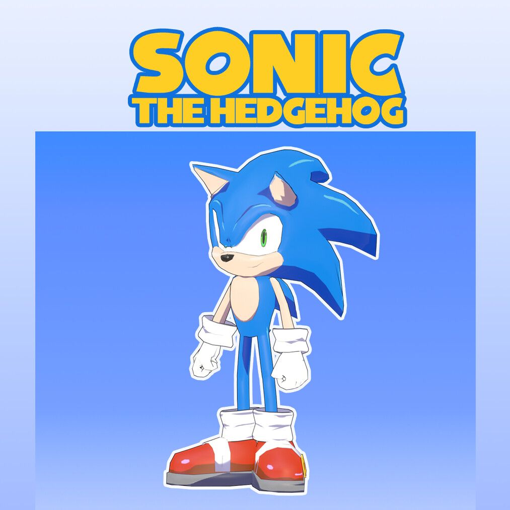 3D Sonic the hedgehog