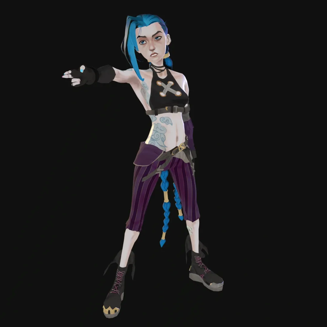 3D Jinx (Arcane Fanart)