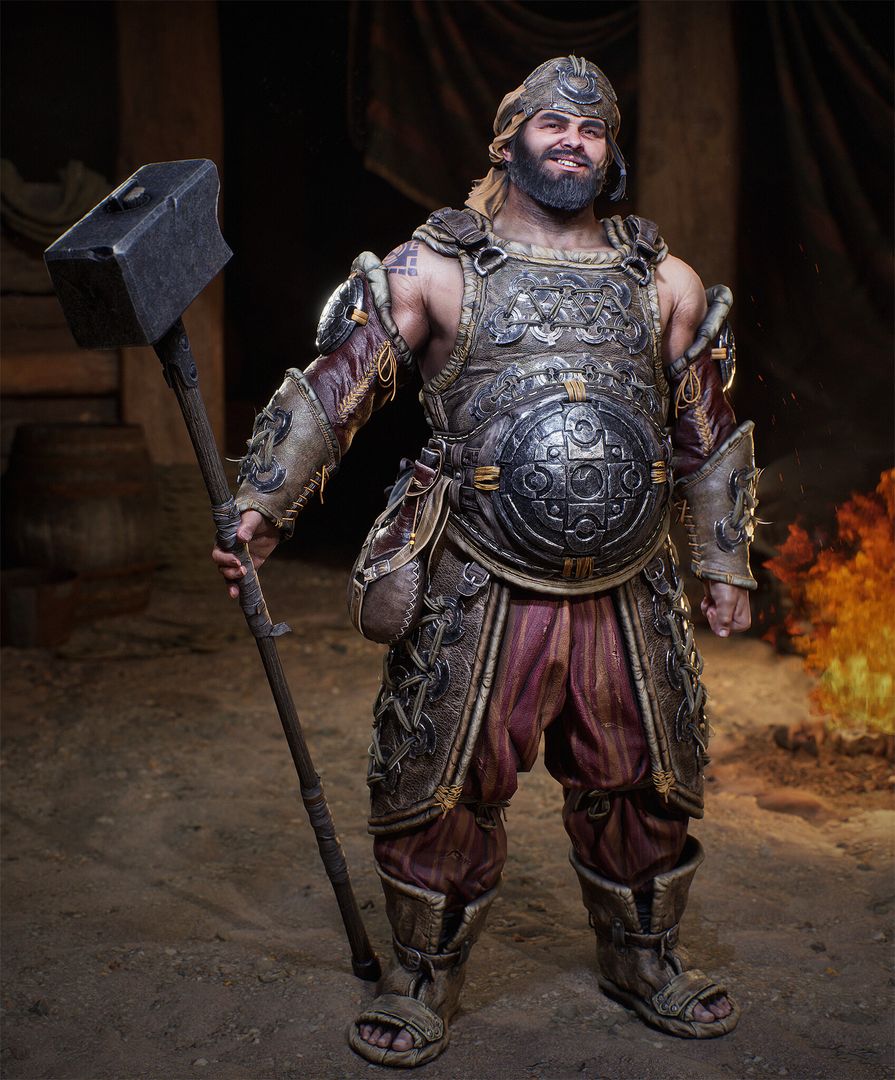 Oseram Fighter - Real time
