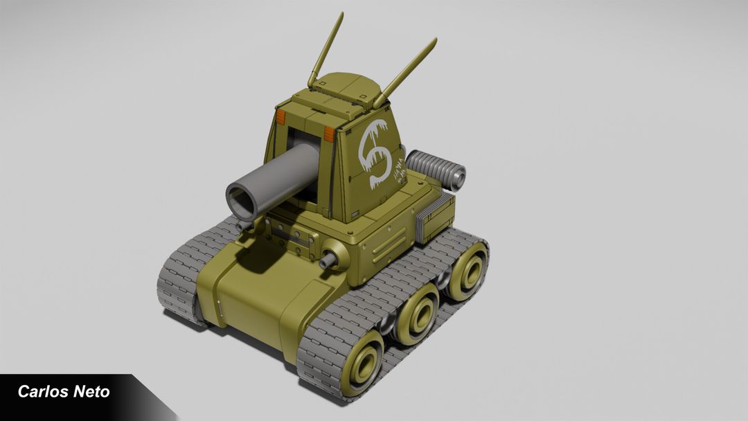 Stylized Battle Tank