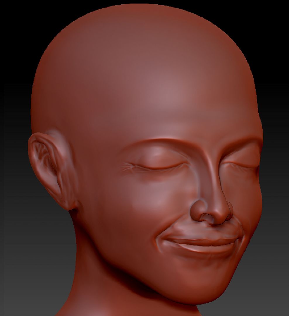 Smiley girl ( face practice )