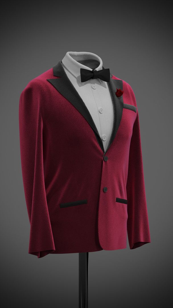 Burgundy Formal Tuxedo