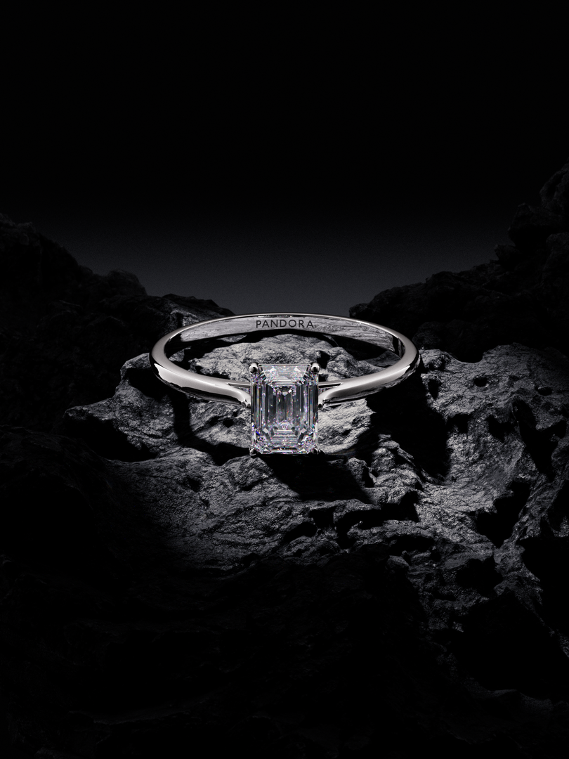 PANDORA | Diamond Ring - 3D product rendering