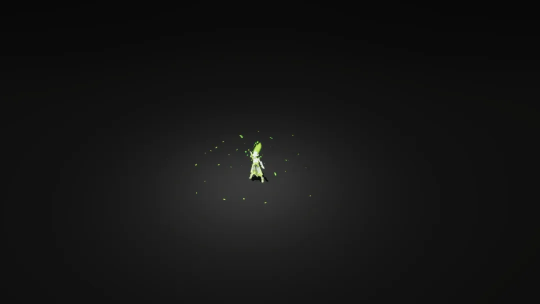 Stylized Energy Absorption / Level Up / Cast Spell - Nature