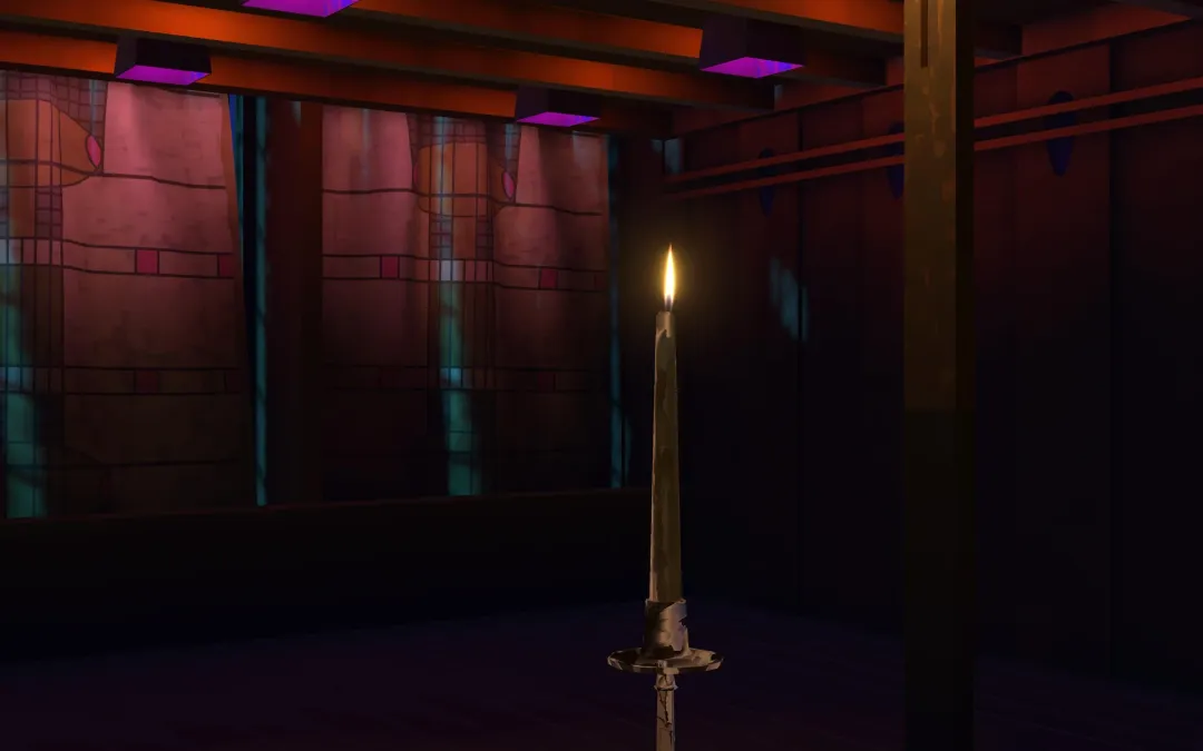 Realistic Candle Flame Effect