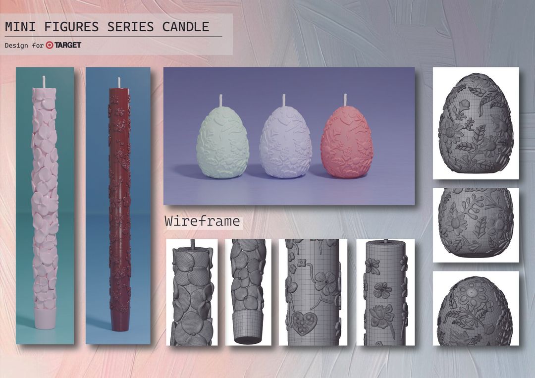 Easter collection candle
