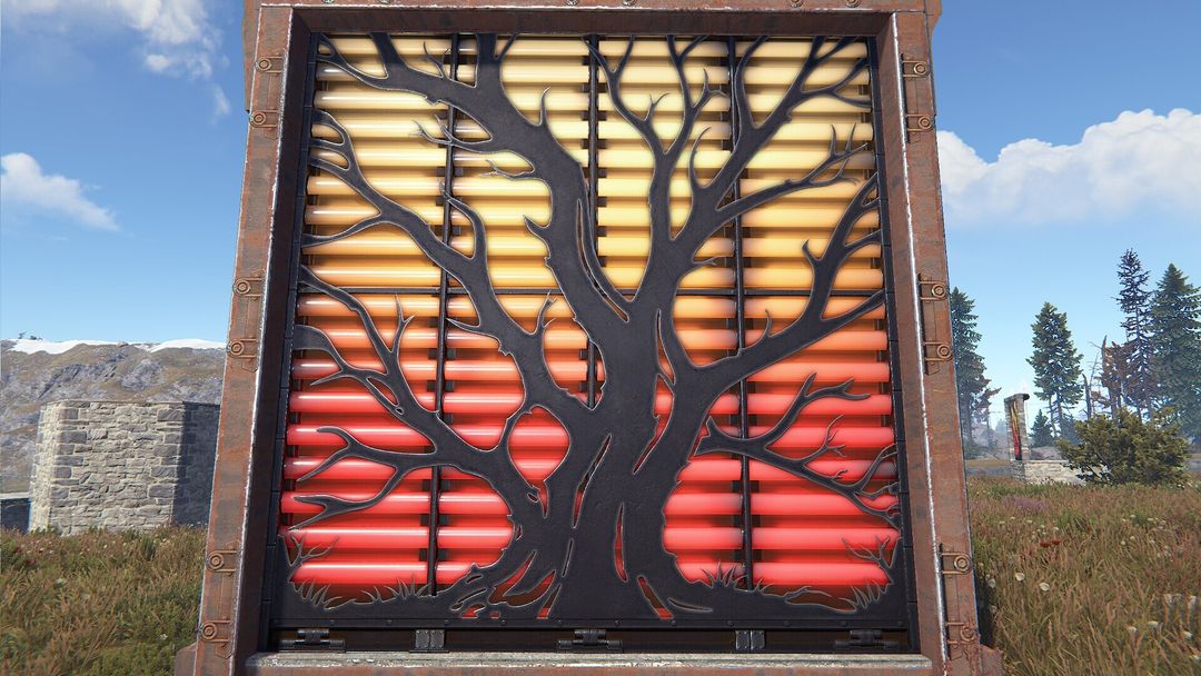 Shadow Tree Garage Door