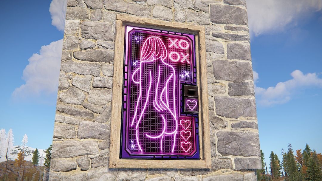 Love Metal Door