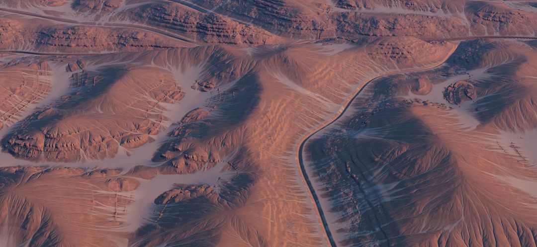 Terrains and mountains
