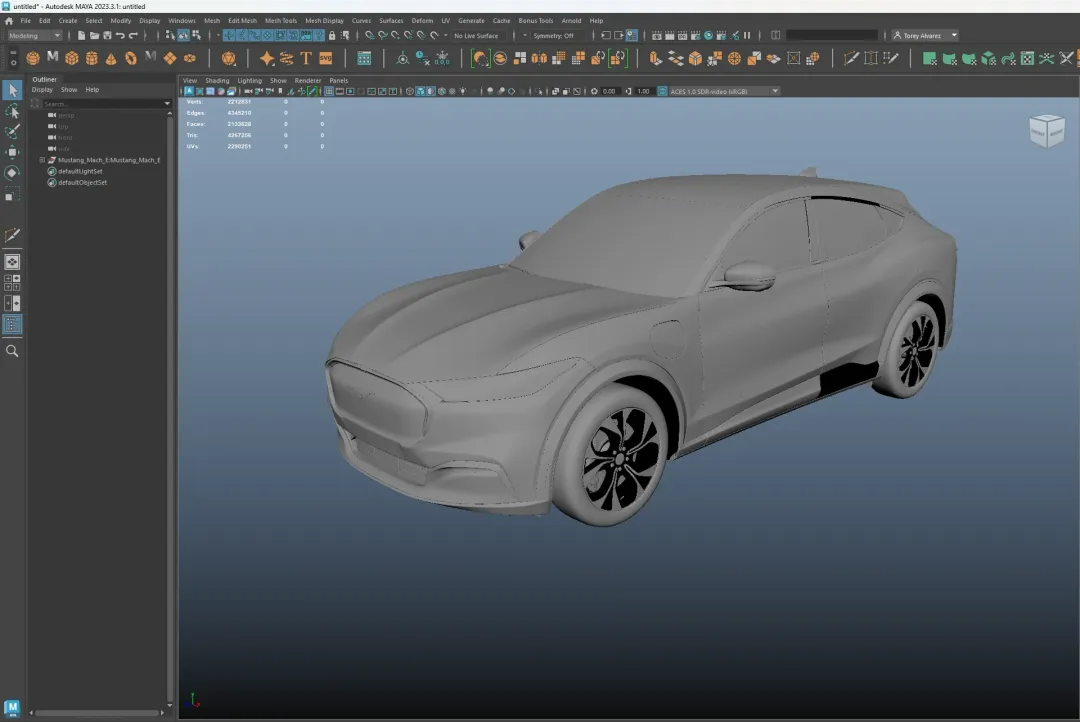 Ford Mach E Car Visualization Exercise