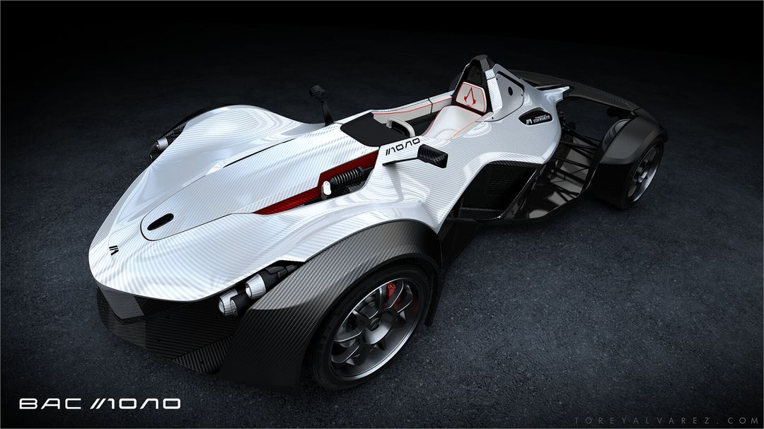 BAC Mono Sports Car Renders