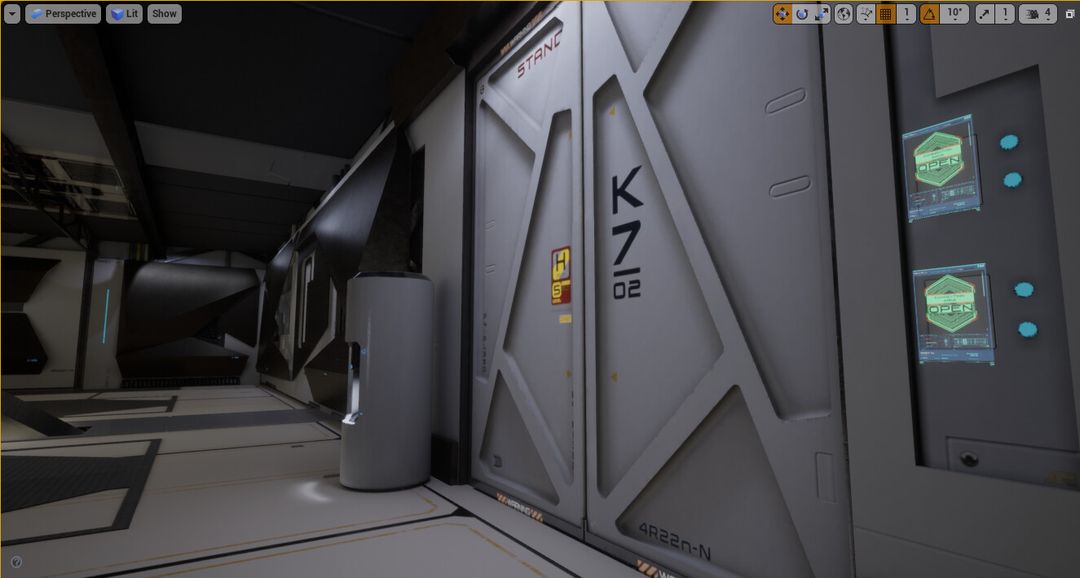 Space Café in Unreal