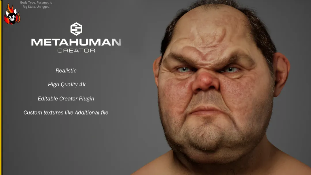 Fat Men MetaHuman