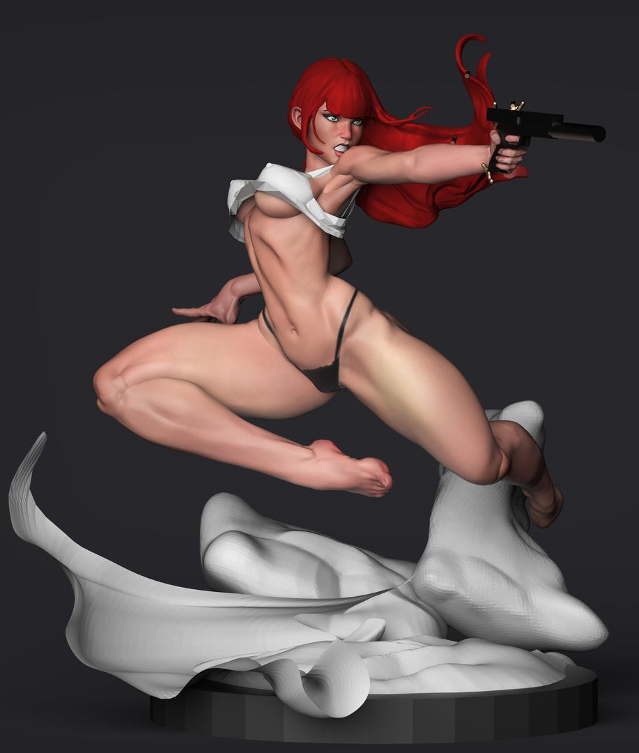 Black Widow Stylized AnatomyPractic