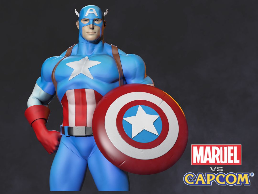 Capitan America Marvel vs Capcom