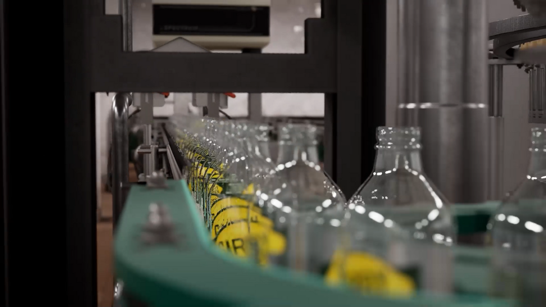 VR Training Simulator for Bottling Line Changeover