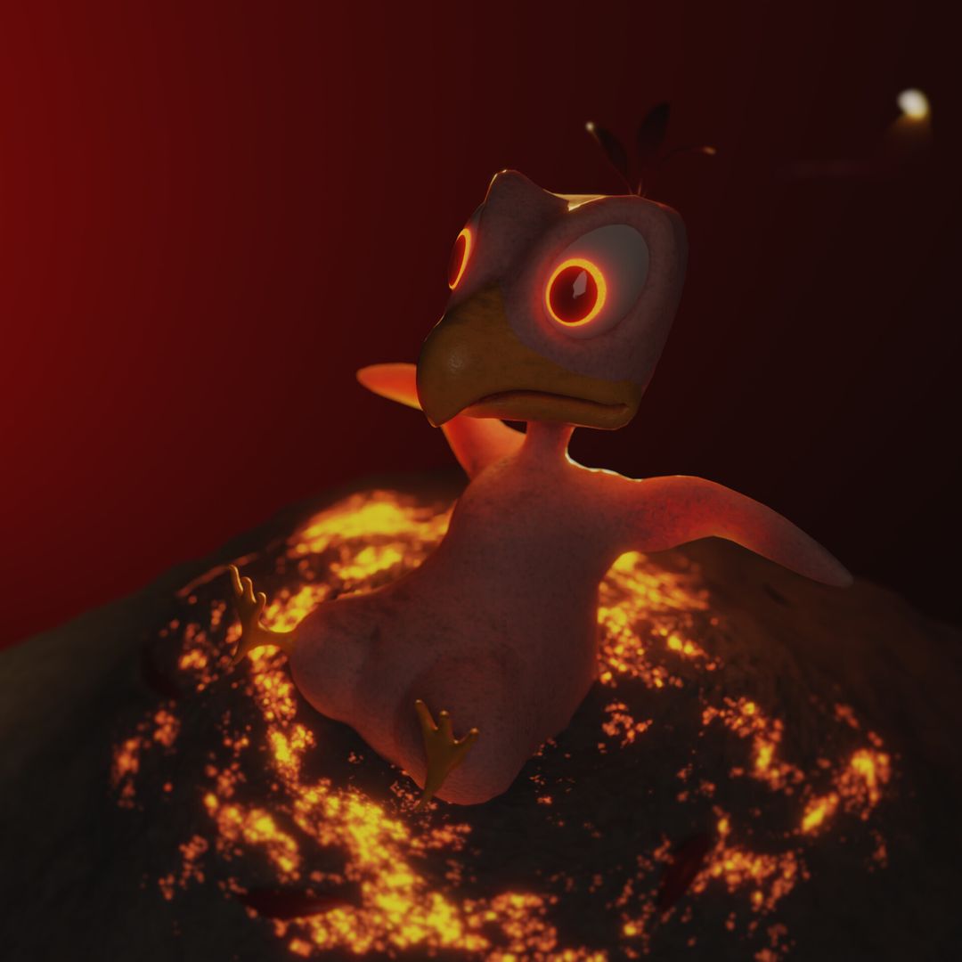 Weekly Blender Challenge: Phoenix
