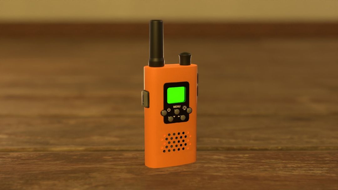 Simple object for video game: Talkie Walkie