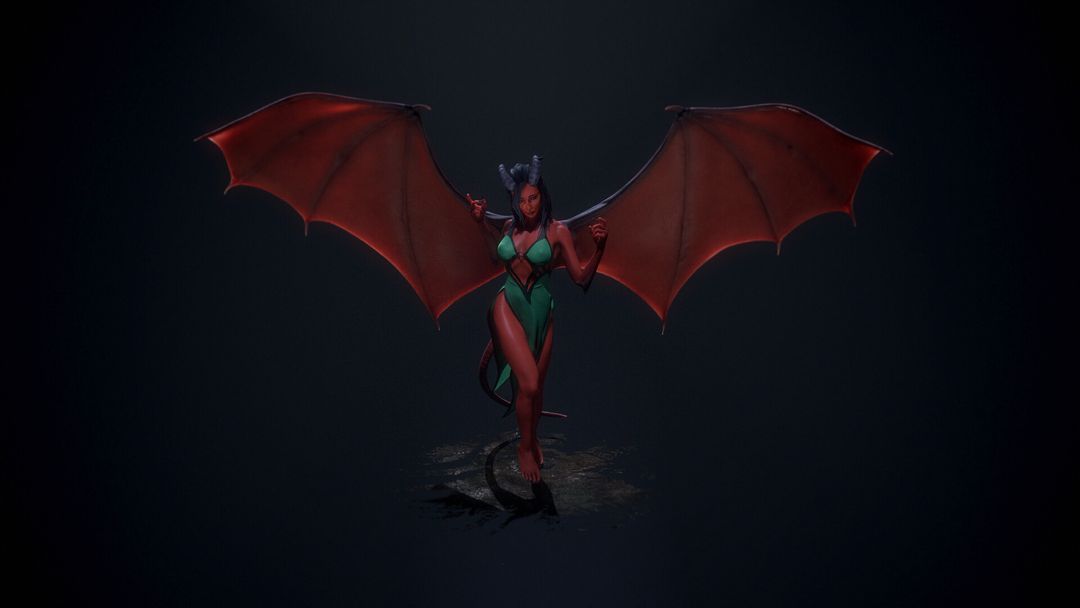 Nemeia — Game-Ready Character & Rigging Study