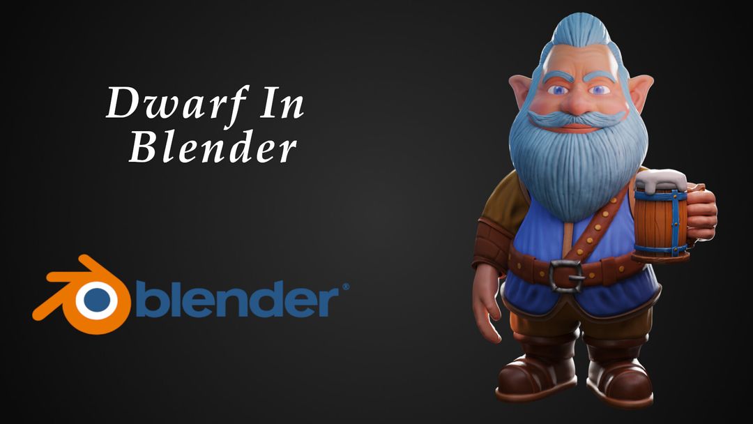 3D Dwarf in Blender
