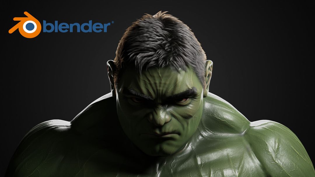 Make 3D hulk in blender