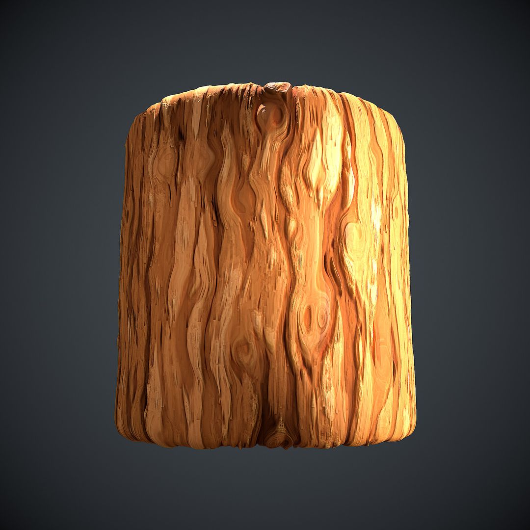Stylized Bark In Substance Designer
