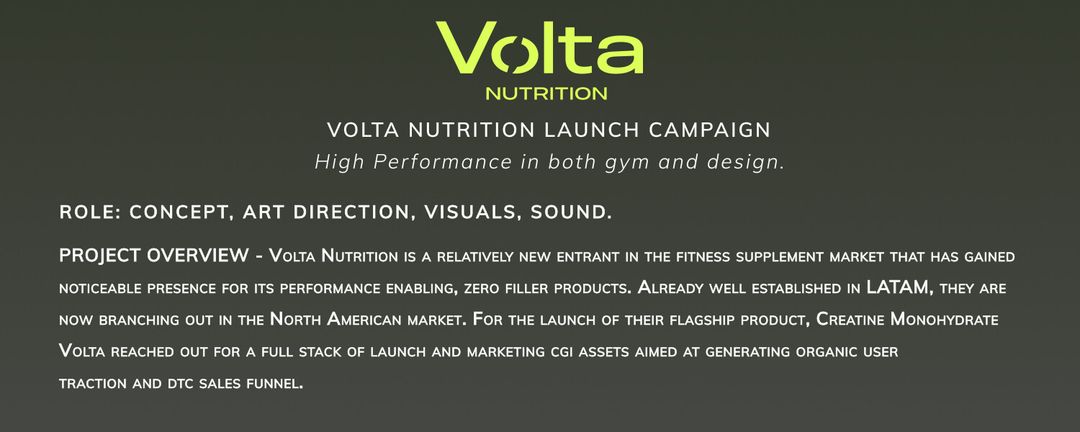 Volta Nutrition Launch Campaign Case Study