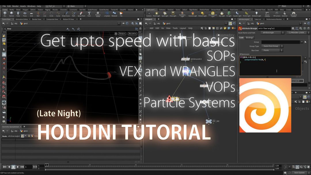 Late night Houdini Tutorial - Novice level