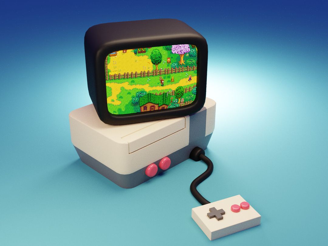 Retro Game Console