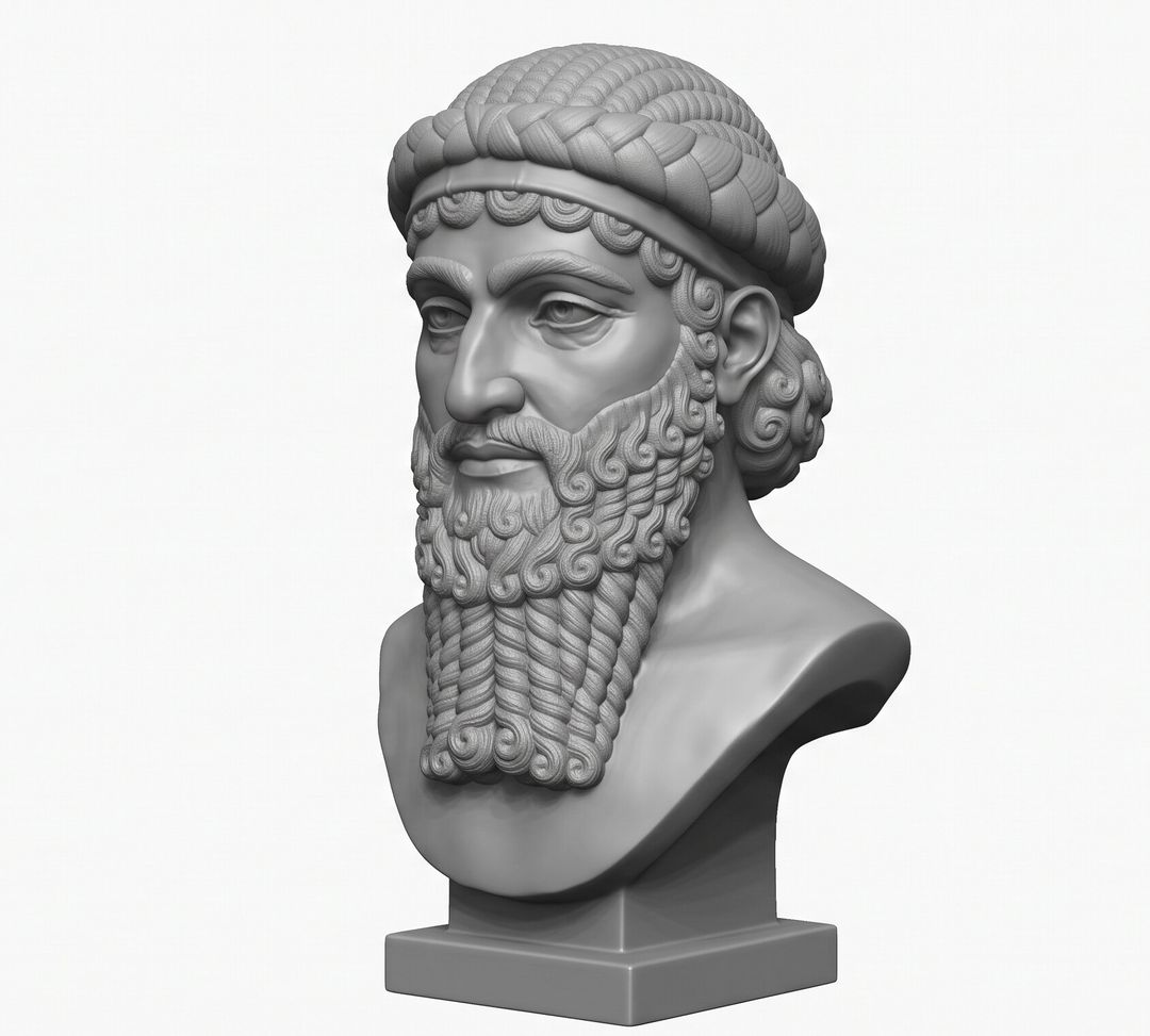 Sargon of Akkad | Brush 3D Bust