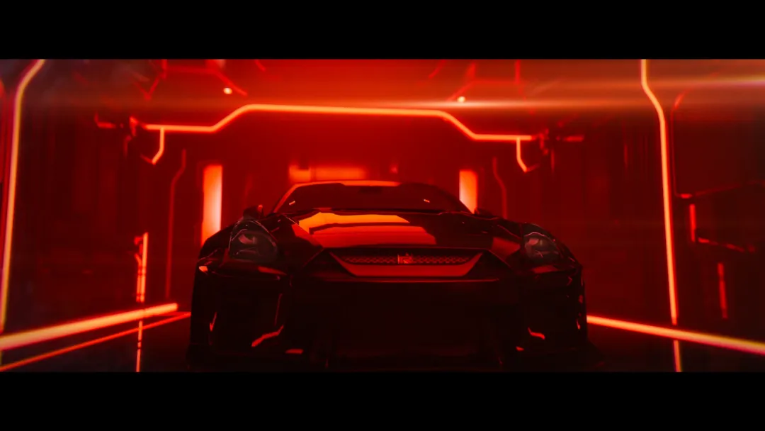 Tron-Inspired Cinematic Car Sequence in Unreal Engine