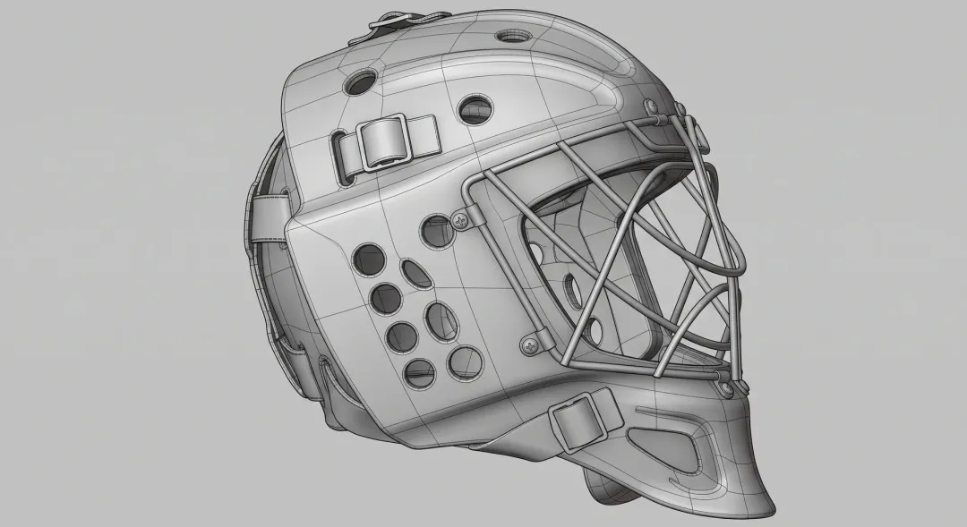 The Ice Bruiser: Goalie Character Concept & Mask Design