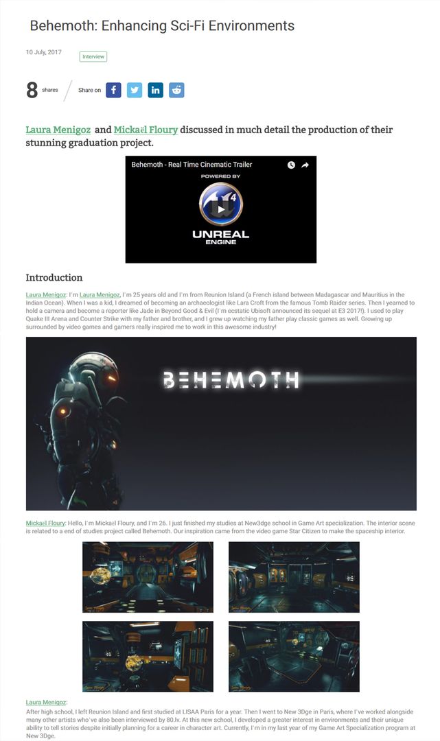 80.lv Interview | Behemoth: Enhancing Sci-Fi-Environments