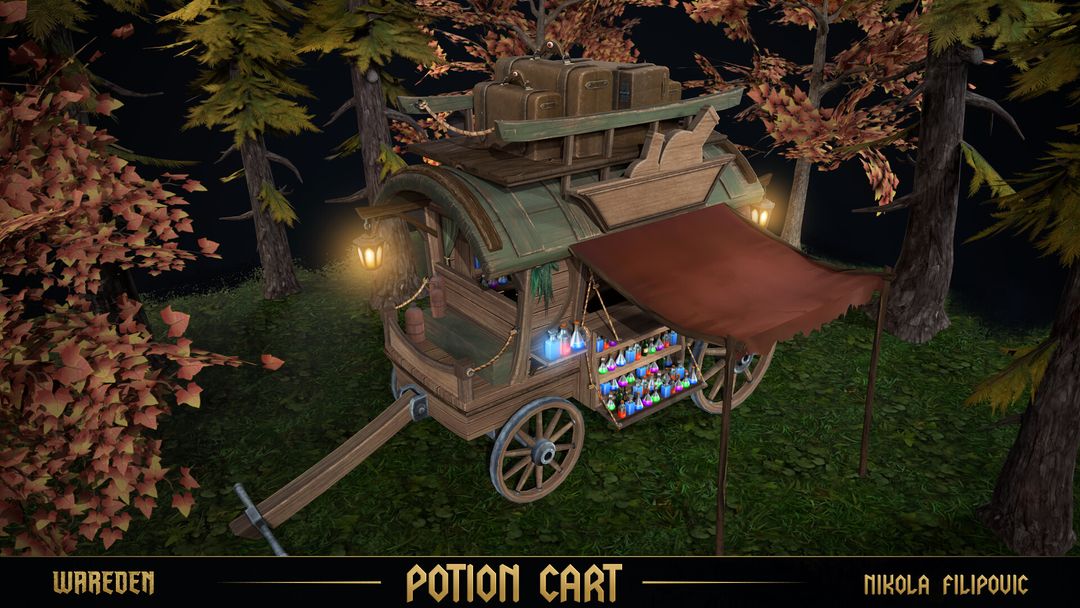 Magic Potion Cart
