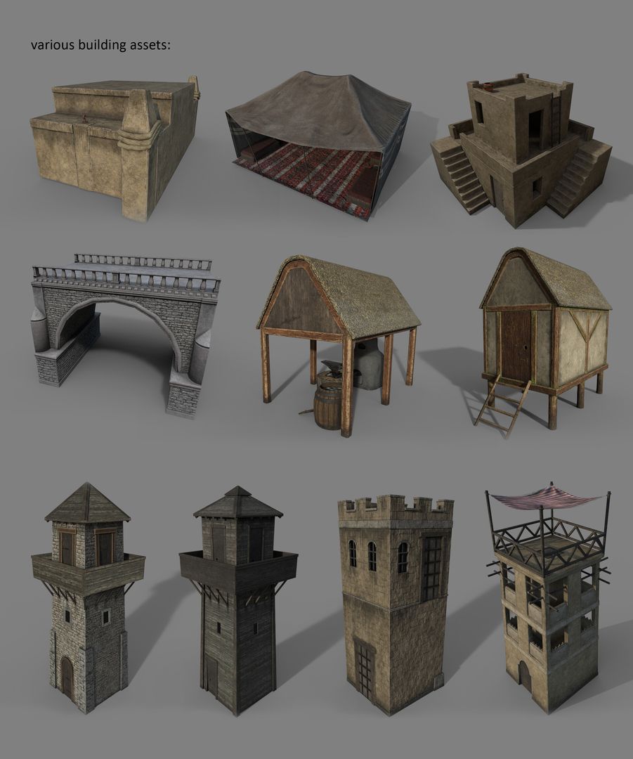 Environment Art - Ancient Rome Game