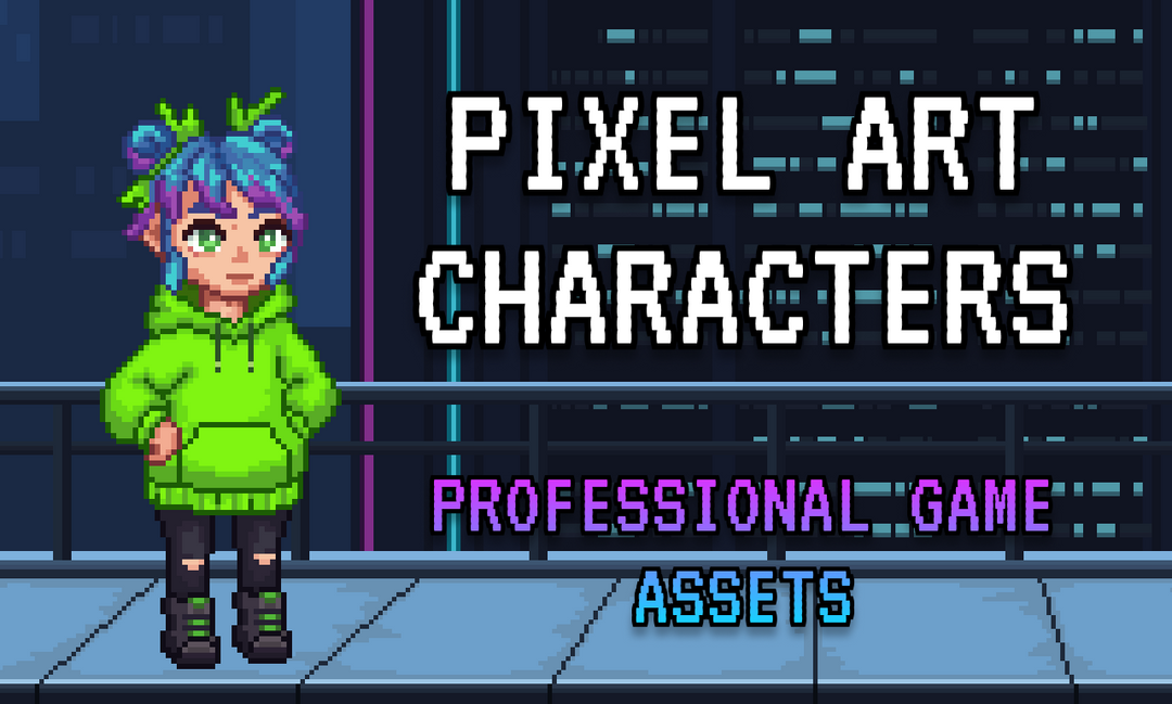 create professional pixel art sprites, characters, icons