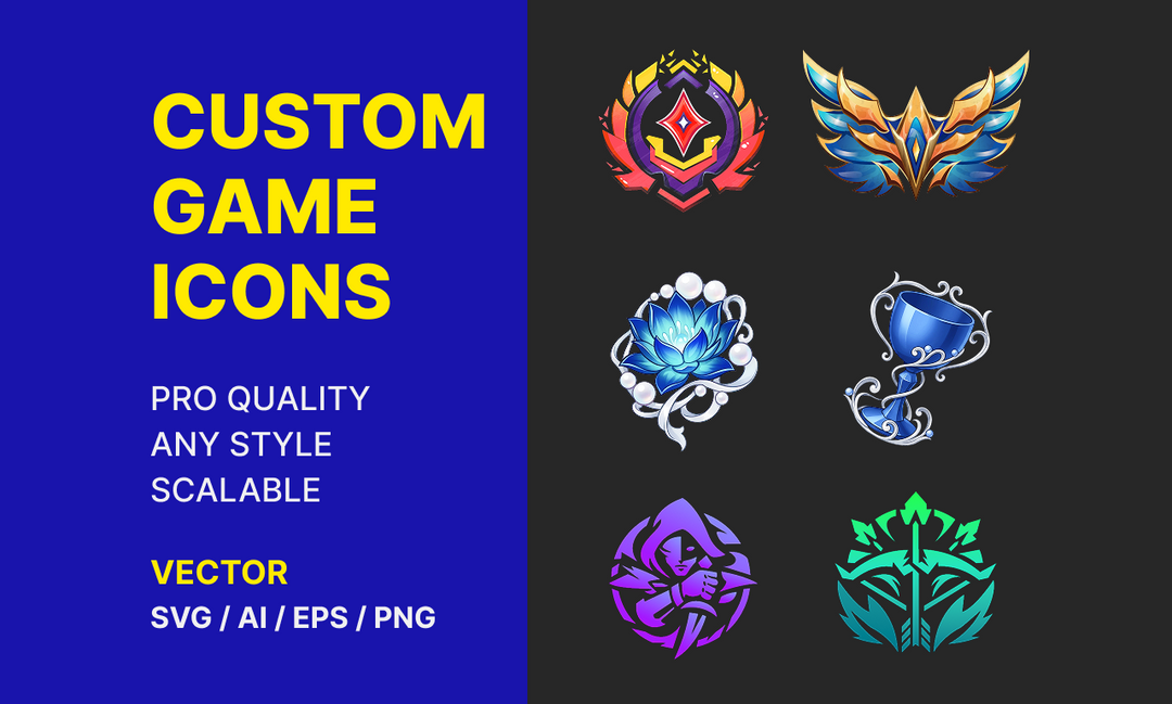Fantasy RPG Class Icons & Ability Badges