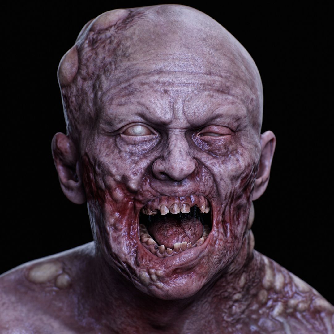 Apocalyptic Zombie Real-Time Character