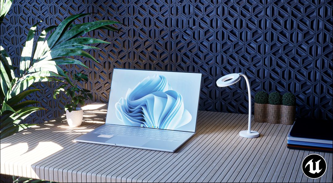 Laptop 3D visualization