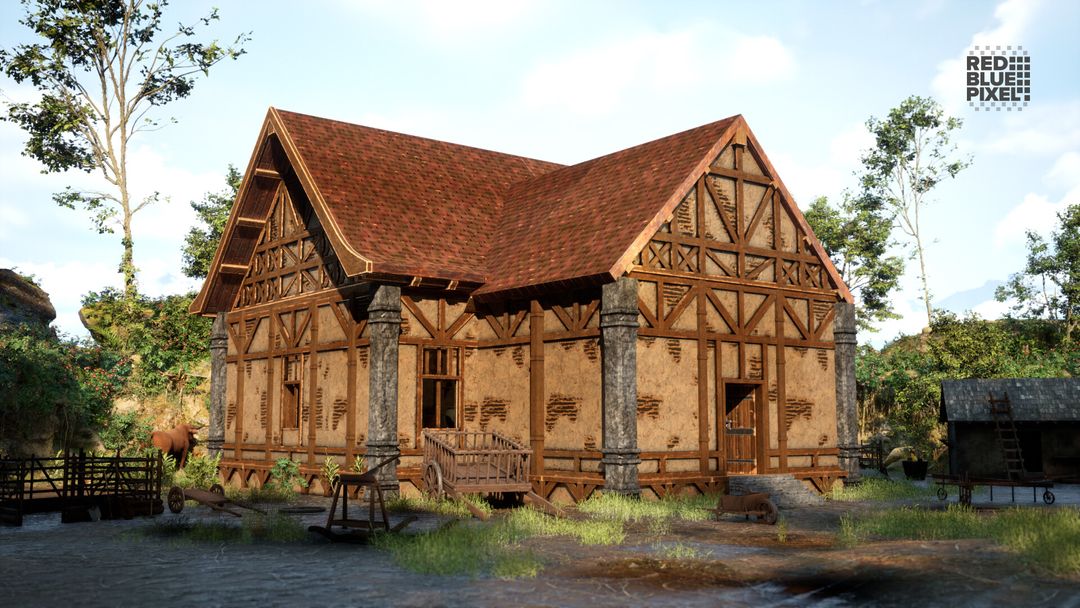 Medieval House with Interior