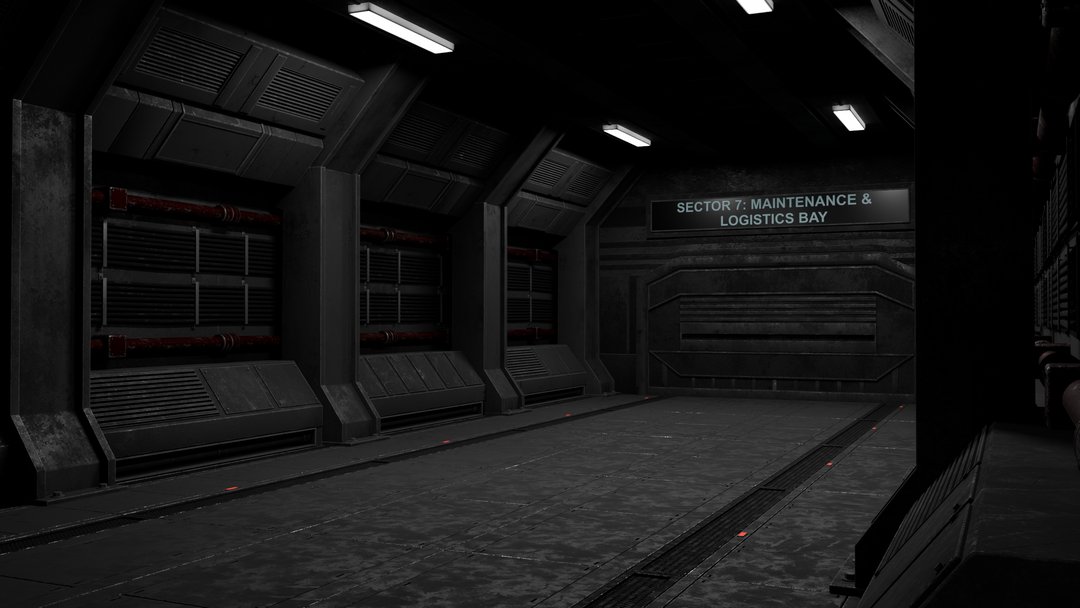 Modular Sci-Fi Industrial Corridor Kit (PBR 4K / Low-Poly)