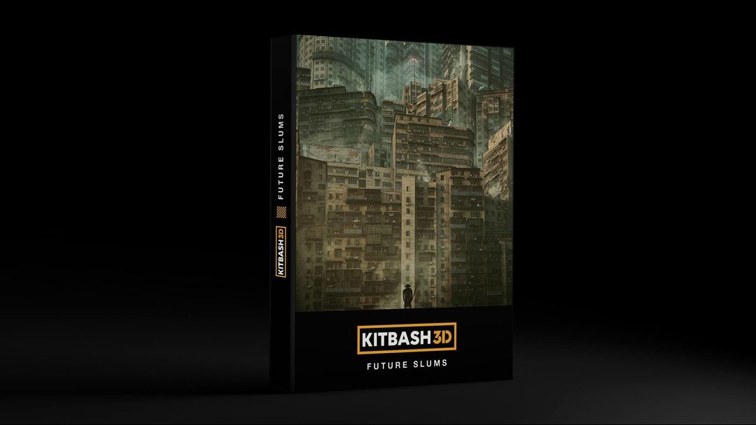 Kitbash 3D - Future slums