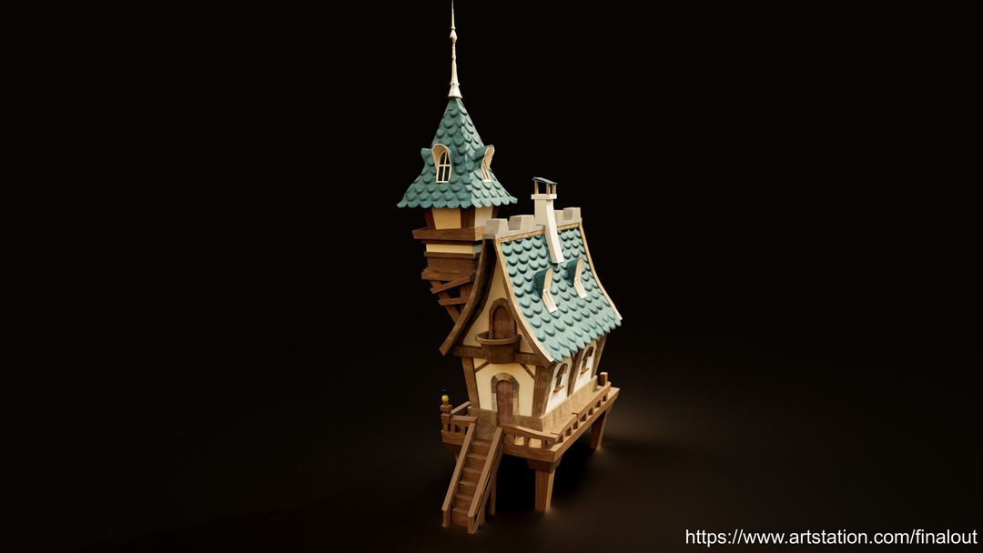 Stylized Cottage